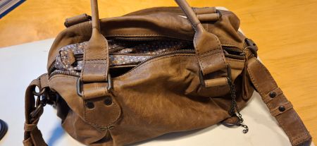 Aunts and Uncles Handtasche braun Leder neu