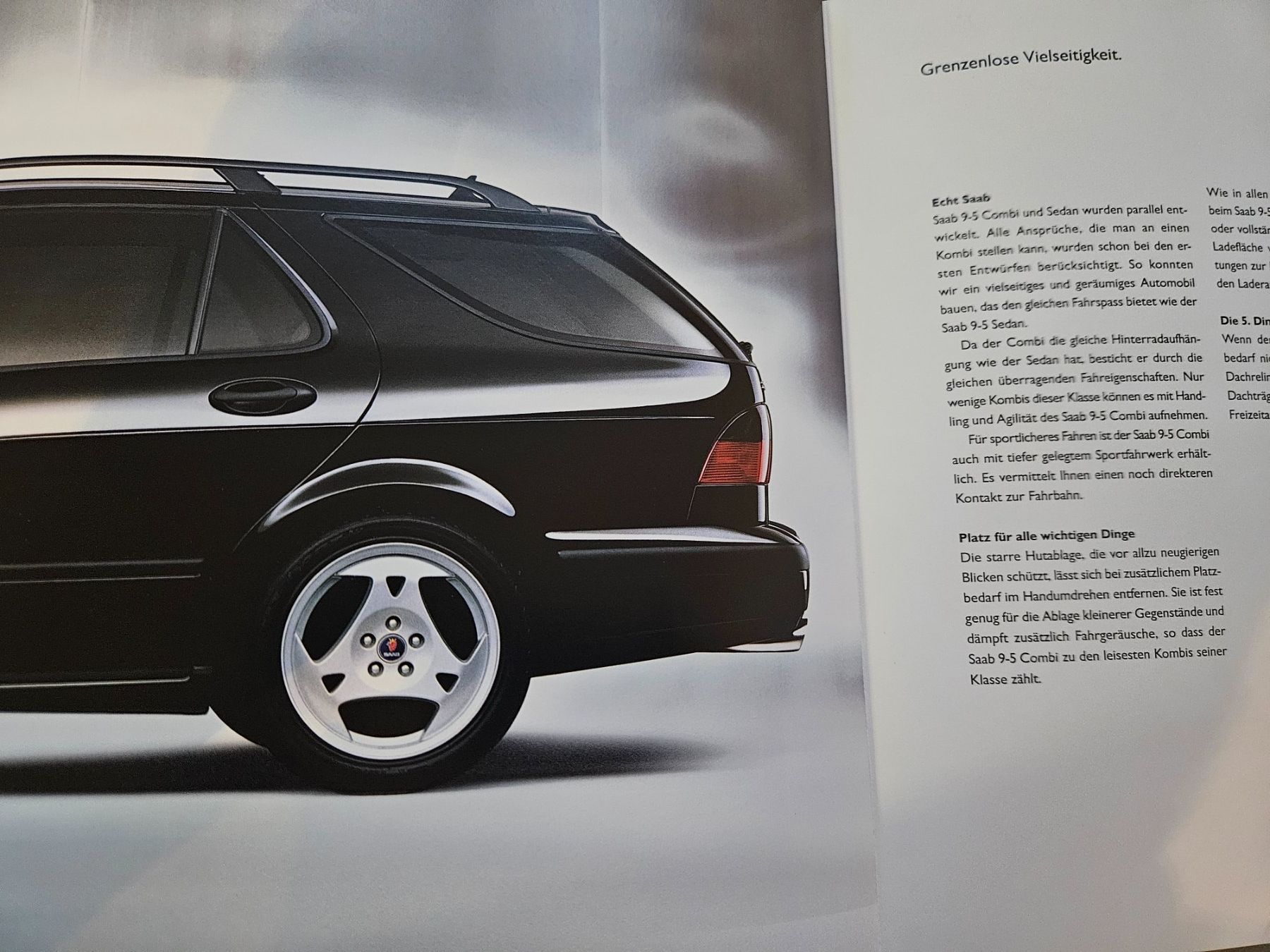 Saab Dokumente: Saab 95 Combi  Prospekt 2001  xa – Gebraucht aus Flawil von sr1_f6st 6