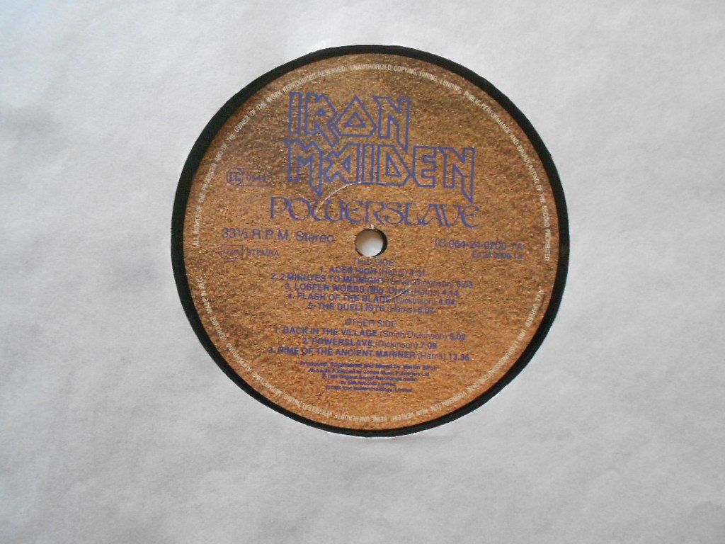 Dischi in vinile: IRON MAIDEN  -  POWERSLAVE – Usato da Bex venduto da Giorgiob 4