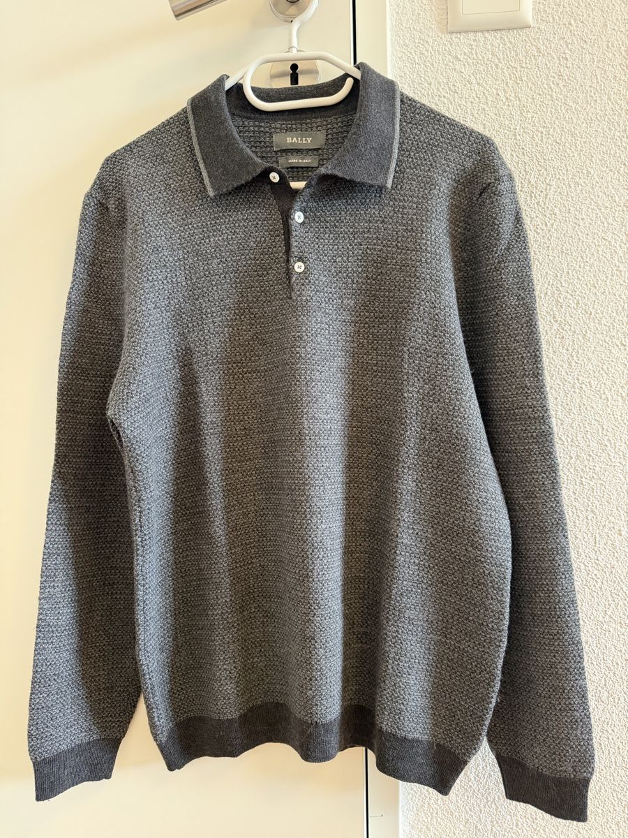 Bally Pullover & Sweatshirts: Bally Wool Cashmere Polo Shirt, Men's Size Medium – Gebraucht aus Zug von pav_q5f7