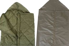 Militärschlafsack mit Regenhülle