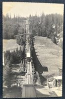 Davos-Schatzalpbahn mit Talstation/Fotokarte M. Rudolf~1930