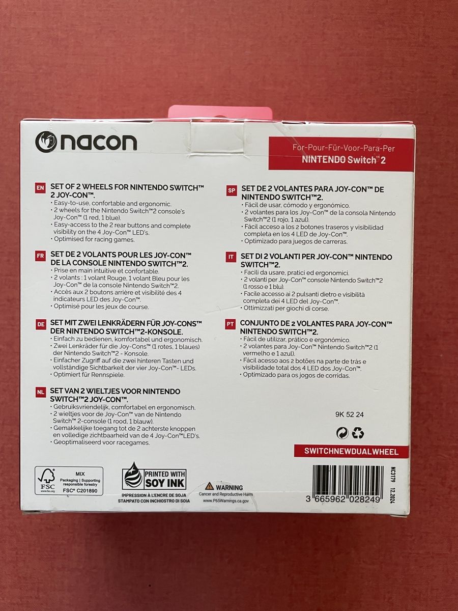 Nintendo Controller: Neu! Nacon Dual Wheel Set for Nintendo Switch 2 Controller – Neu und originalverpackt aus Kirchdorf AG von sar_p9b7 3