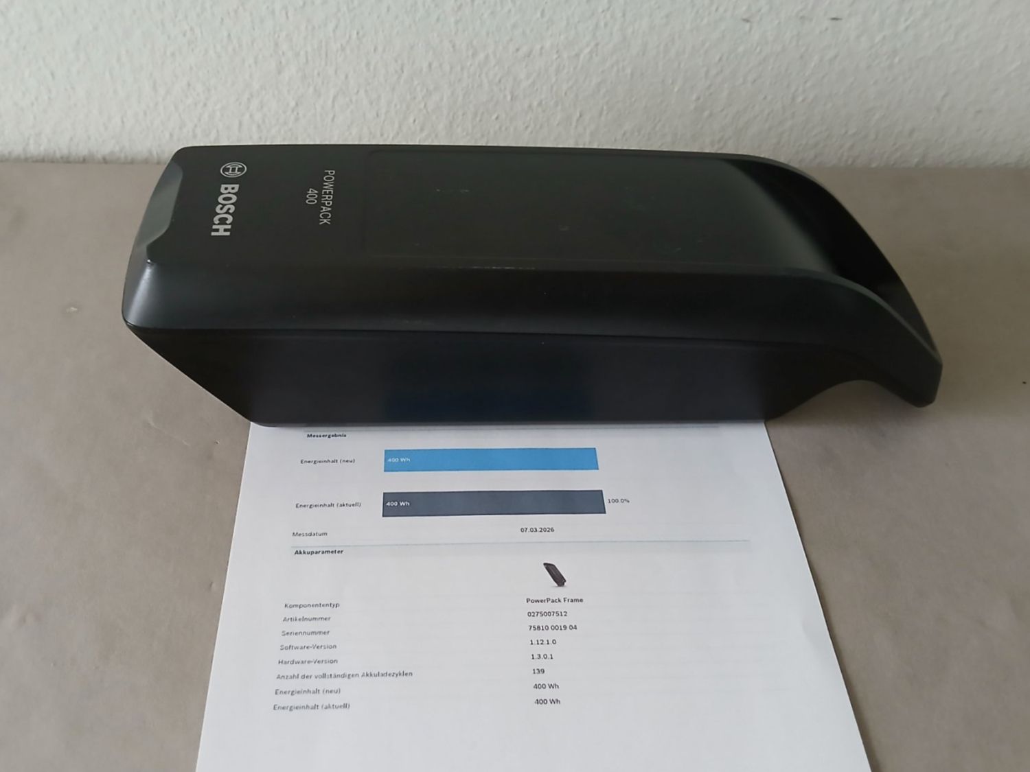 Bosch Batterie: Bosch Powerpack 400 mit 494Wh - inklusive Messbericht – Usato da Winterthur venduto da .-thx-. 3