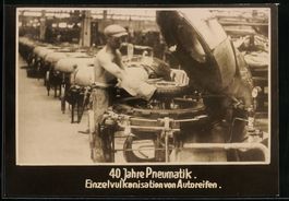 Fotografie Auto, 40 Jahre Pneumatik, Ein