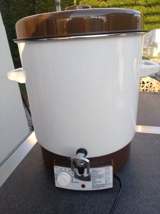 BIELMEIER Einkochautomat 29 Liter - Glühweinkocher Mit Auslaufhahn 2000W Made In Germany