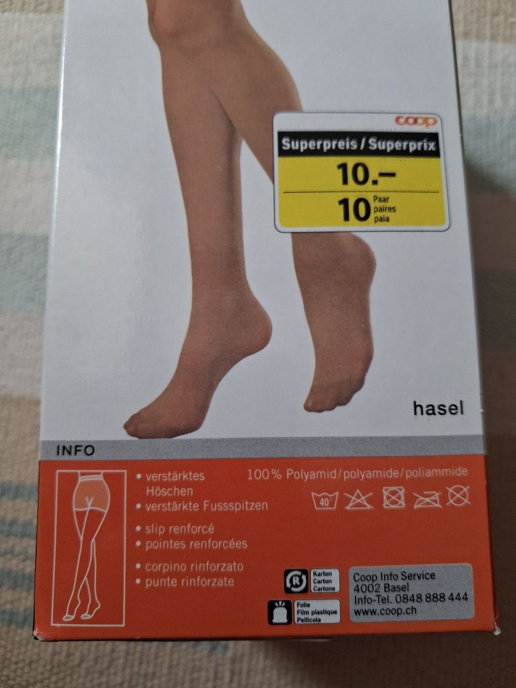 Coop Strümpfe & Strumpfhosen: 7x Strumpfhose Coop Basic Crêpe L 20 DEN neu – Neu und originalverpackt aus Wald ZH von e8e 1