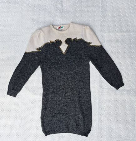 Kuscheliges Wollkleid Strickkleid Winterkleid Gr. S