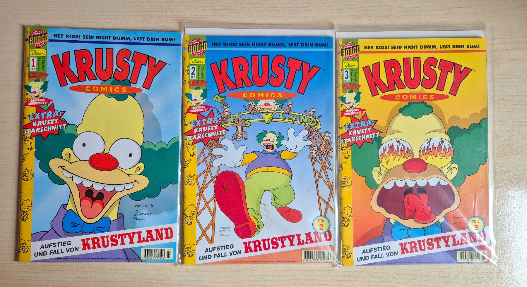 BD: Krusty Comics Nr. 1 bis 3 – D'occasion à Sargans par Gkohler0