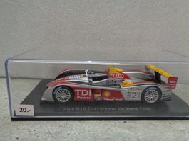 Spark ( Hachette ) 1:43 Audi R10 TDI Vainqueur Le Mans 2008