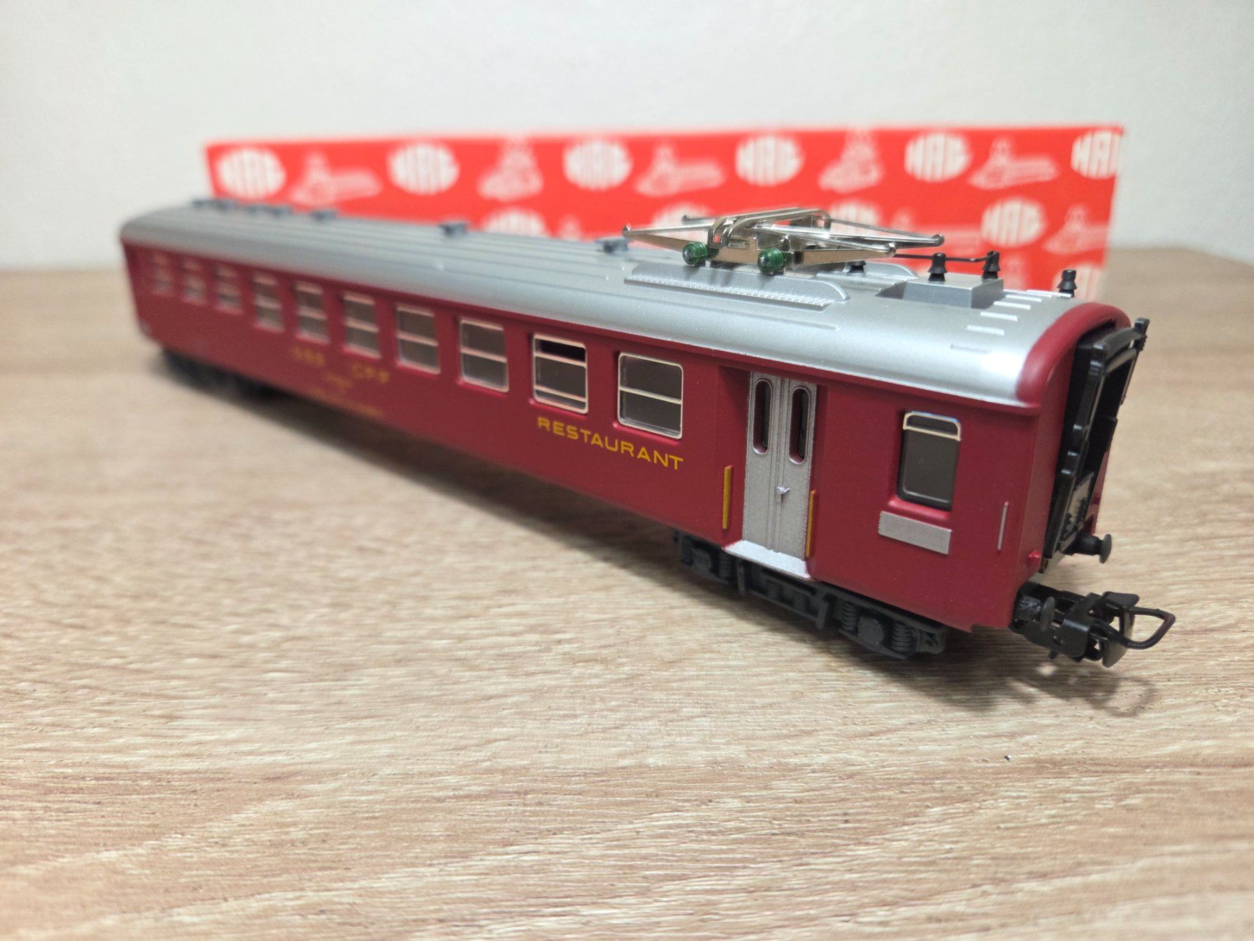 Hag Modellini di ferrovie: Hag 406 Speisewagen SBB H0 – Usato da St-Aubin-Sauges venduto da Lo_Go 3
