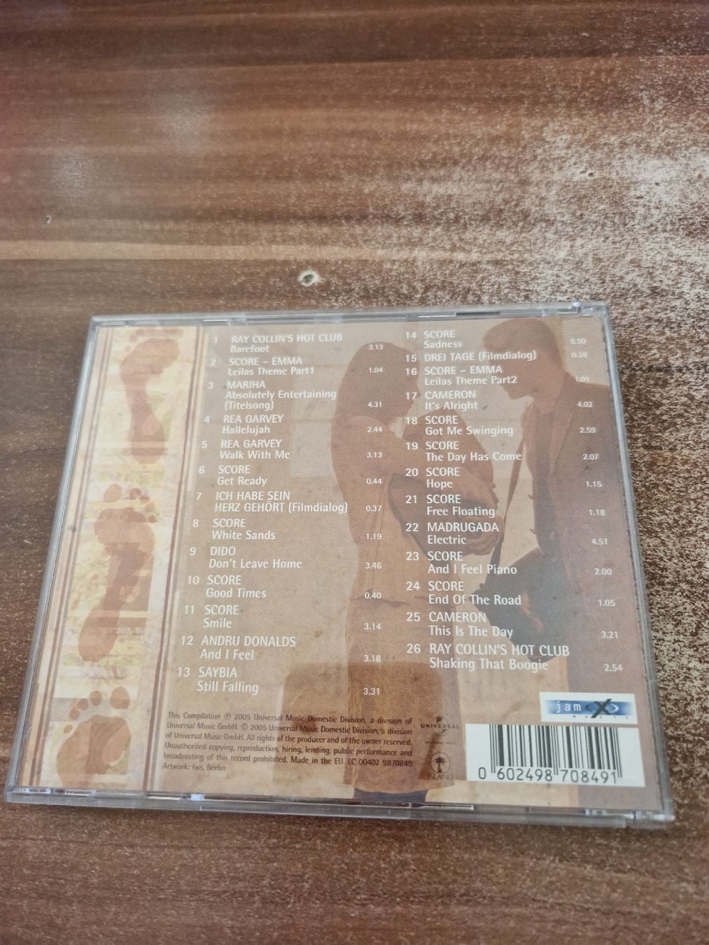 CDs: Various  - Soundtrack Kinofilm Barfuss – Gebraucht aus Wattenwil von Mage66 1