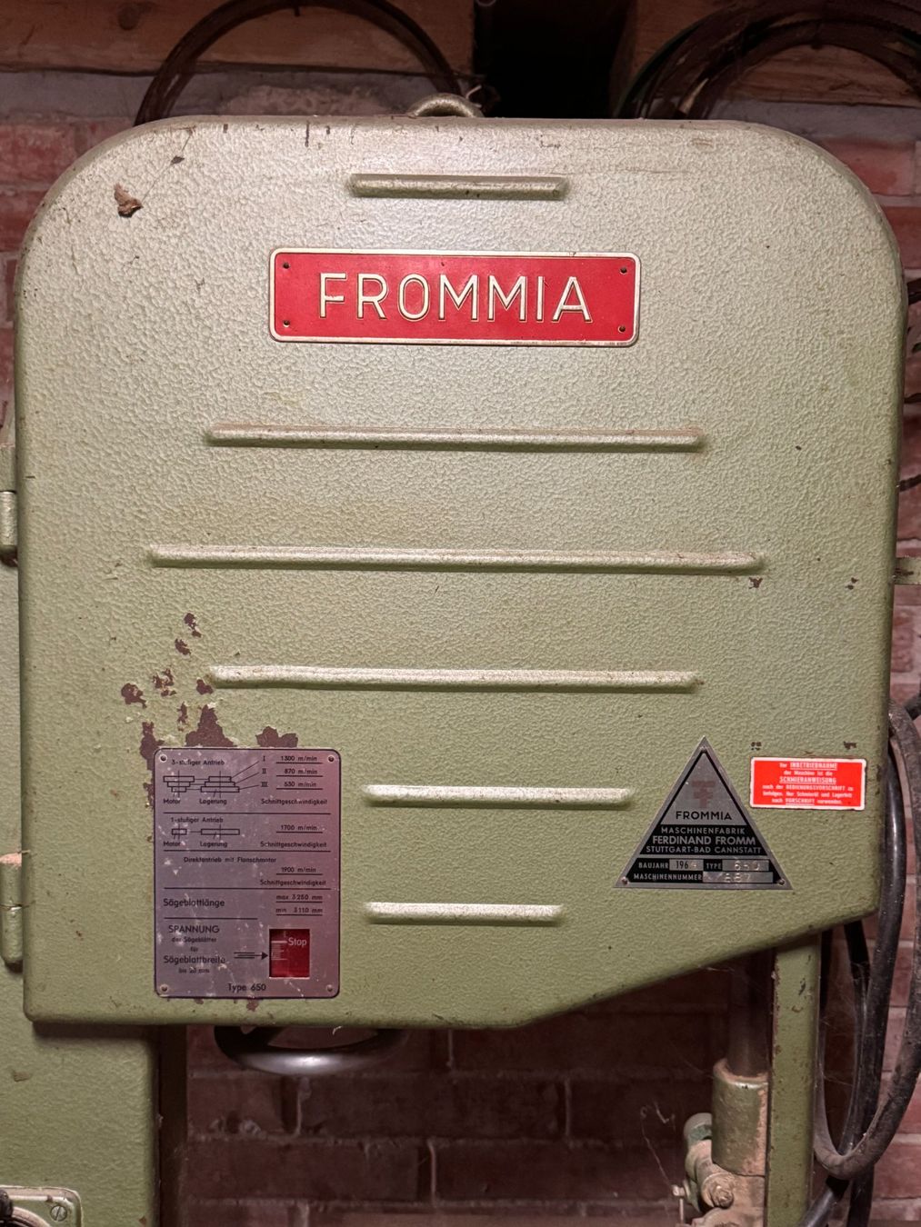 Seghe: Frommia Bandsäge – Usato da Safnern venduto da Avalona_07 1