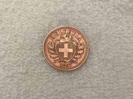 2 centimes/Rappen 1897