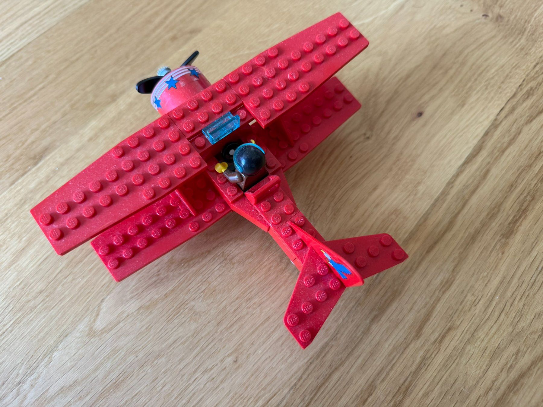Lego Giocattoli: Lego System 6615: Doppeldecker "Red Eagle" (n. vollständig) – Usato da Bern venduto da Maschgulain