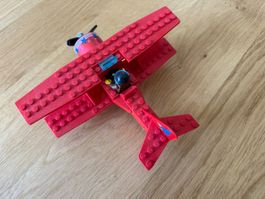 Lego System 6615: Doppeldecker "Red Eagle" (n. vollständig)