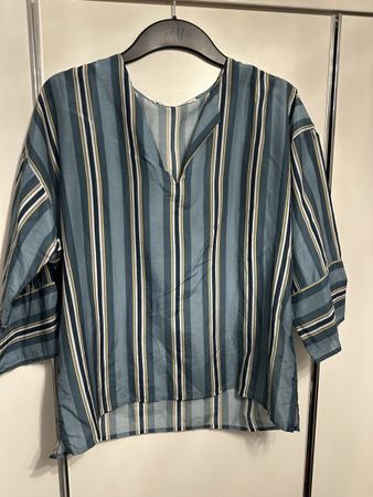 Damen Bluse von NILE Gr.S 30% Seide.70% Baumwolle