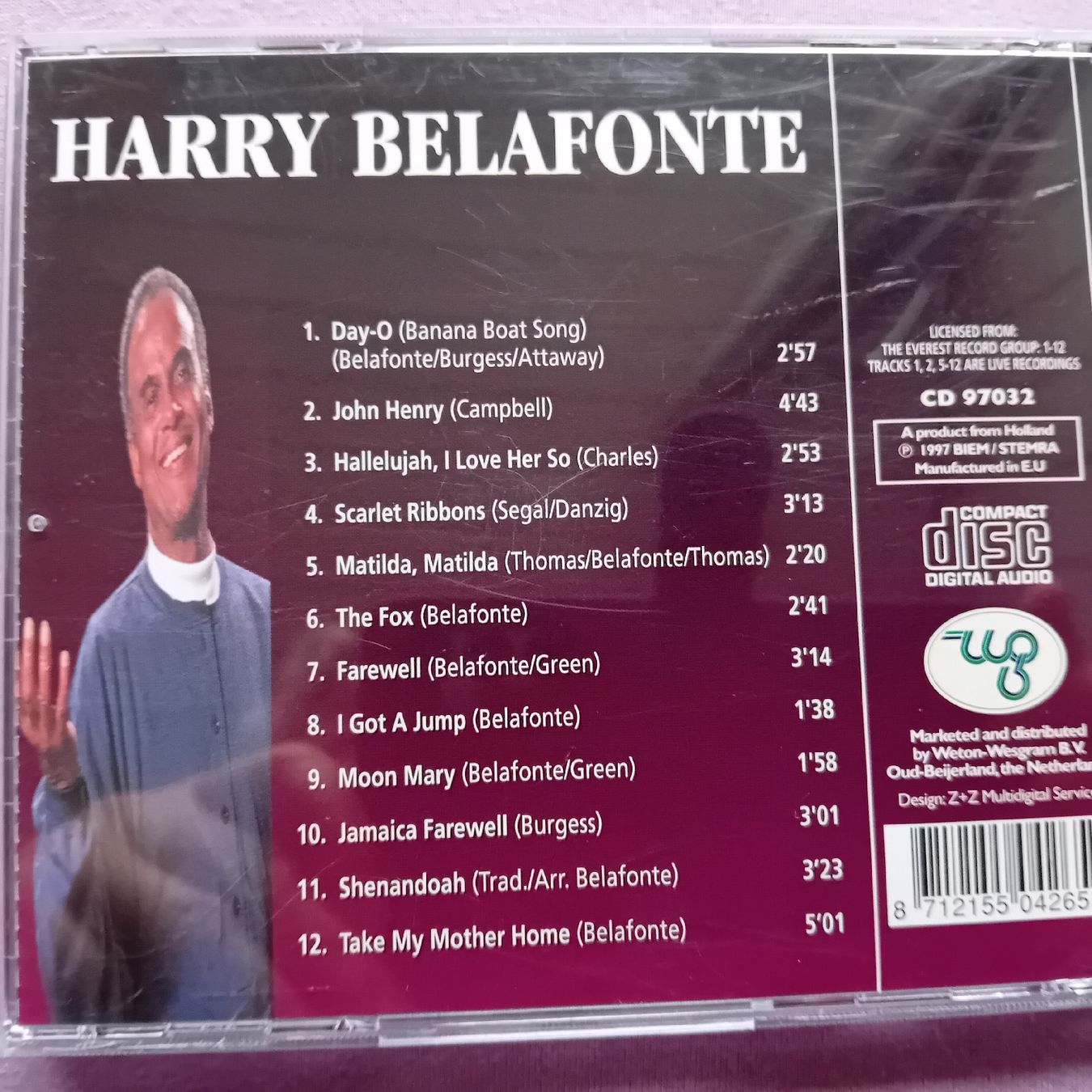 CDs: CD Harry Belafonte – Gebraucht aus Witterswil von hele04 1