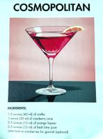 Cosmopolitan Poster Leinwandbild 30x40cm NEU (Rahmenlos)