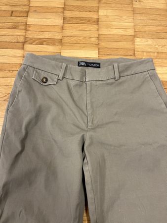 Zara Stoffhose Chino Hose Beige Gr. M