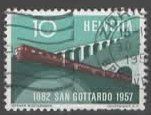 SCHWEIZ 1957  Nr, 329  GOTTHARDBAHN ( 24