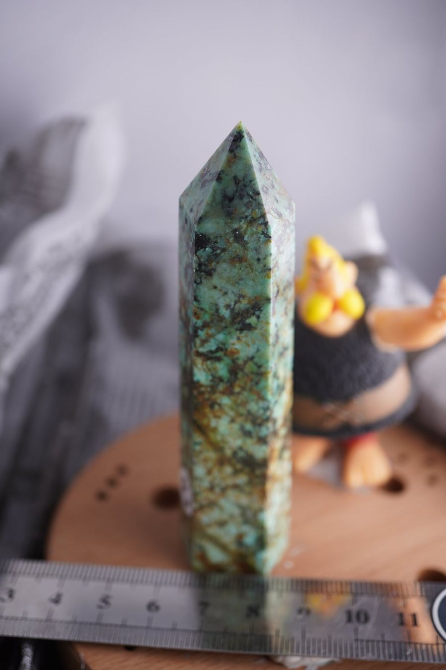 Minerali & Pietre curative: Türkis        Spitze  ca  95mm x  25mm – Nuovo e nell'imballaggio originale da Eschenbach SG venduto da topstone 5