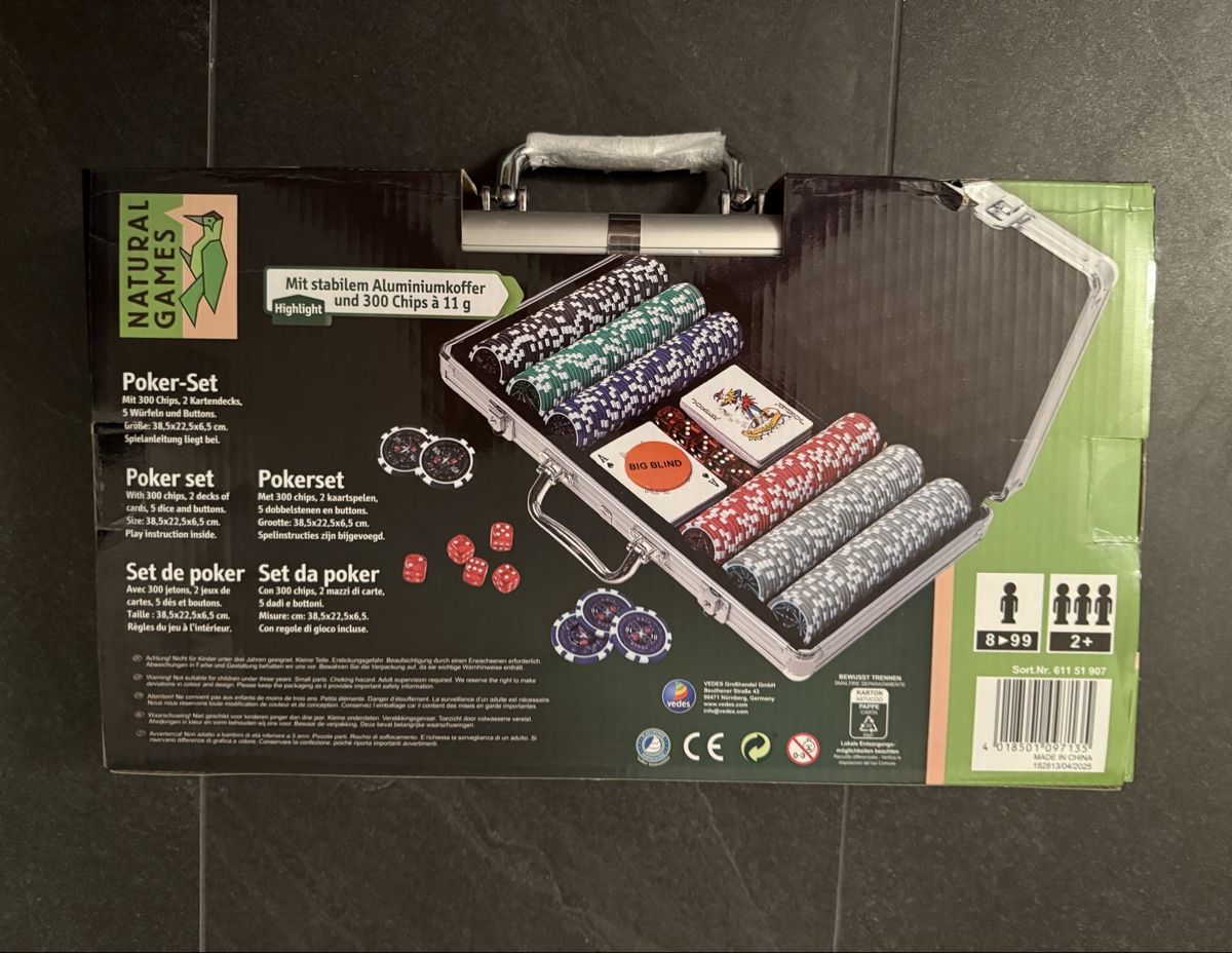 Spiele: Poker-Set Koffer – Gebraucht aus Goldach von igwhitestar 5