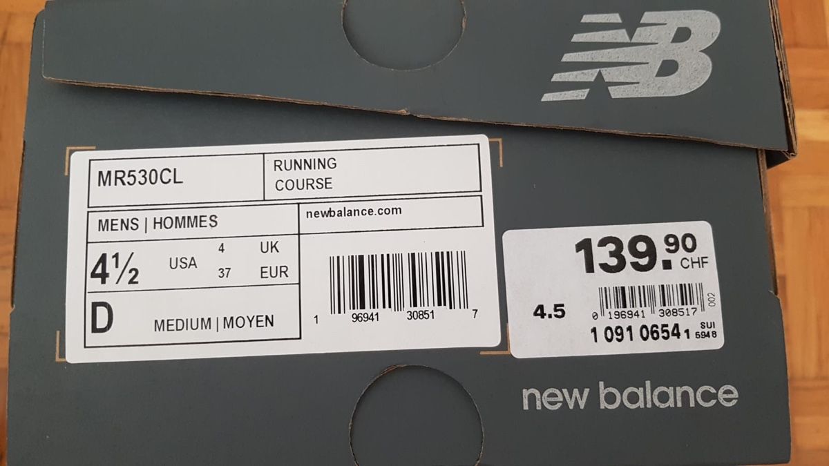 New Balance Scarpe da uomo: New Balance 530,Gr 37,Leder. – Nuovo e nell'imballaggio originale da Zürich venduto da 280_yc86 5