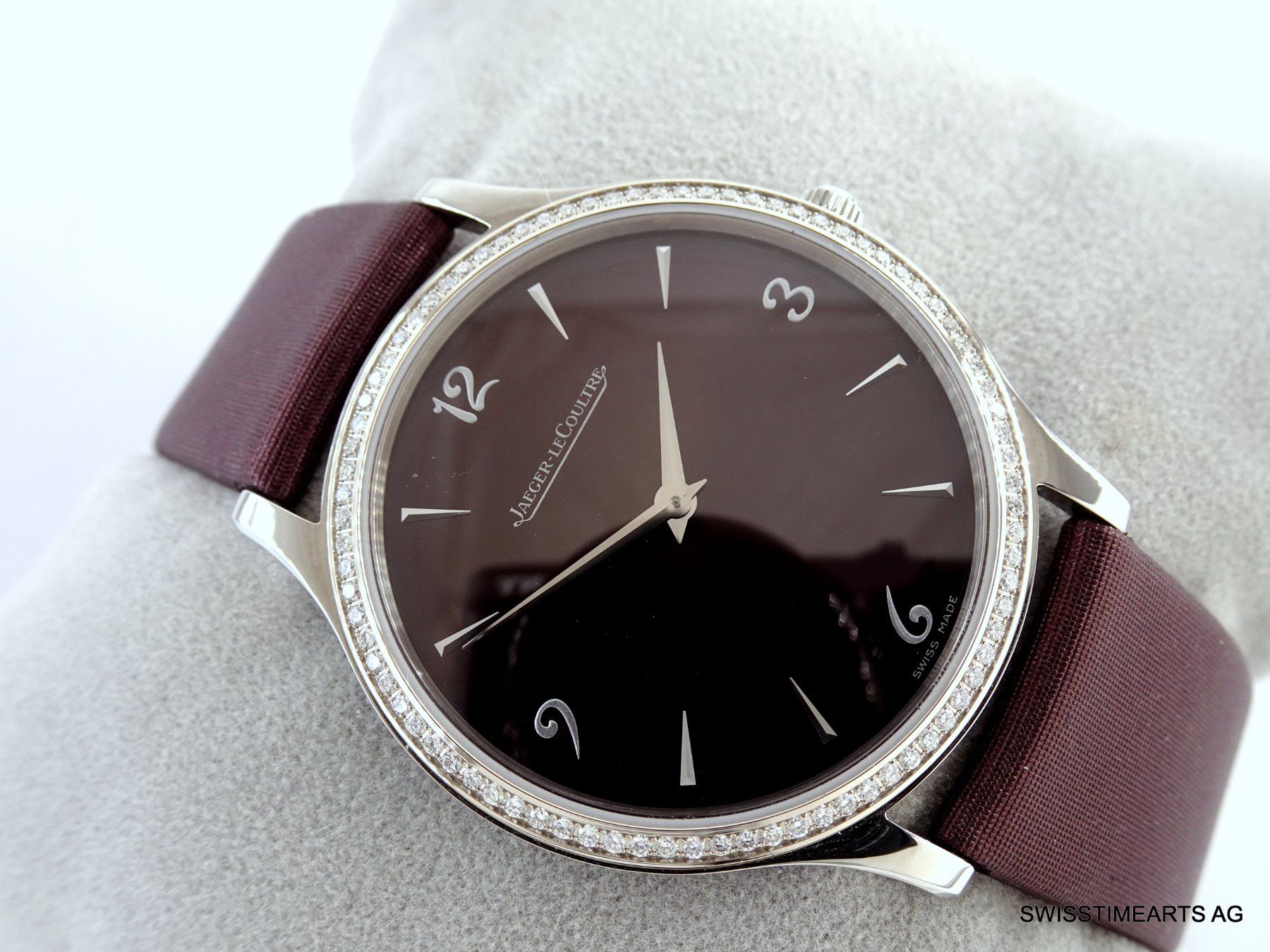 Jaeger-Lecoultre Orologi: JAEGER LE COULTRE MASTER CONTROL DIAMANTEN ULTRA FLACH – Usato da Zürich venduto da SWISSTIMEARTS-AG