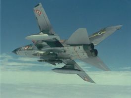 Pressefoto Panavia Tornado Italien auf Kodak Fotopapier