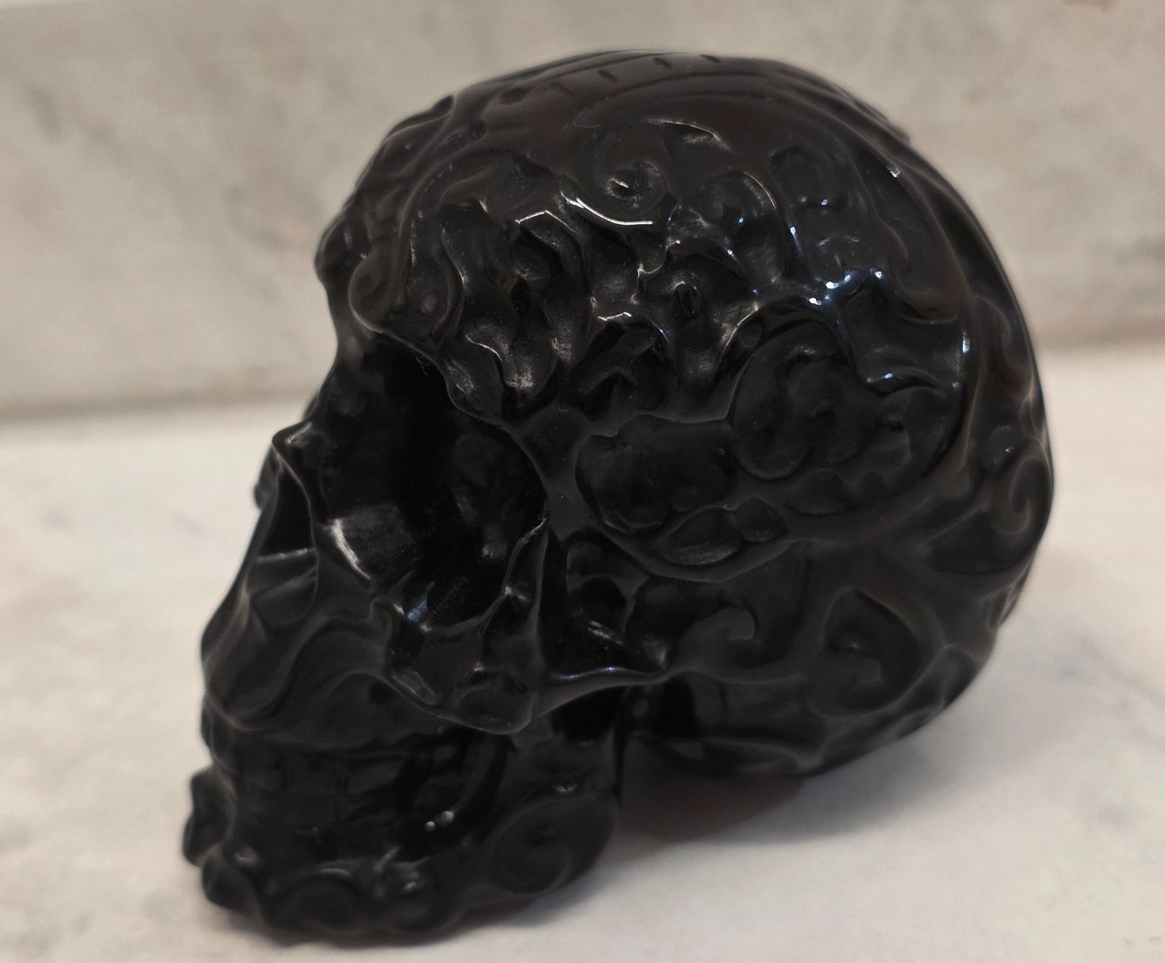 Minerali & Pietre curative: Obsidian Schädel 418g – Nuovo e nell'imballaggio originale da Matzingen venduto da Shay_Crystalz 1