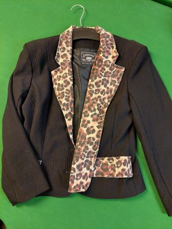 Blazer mit Tigerkragen
