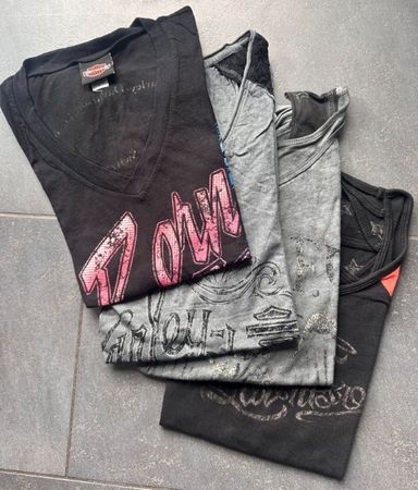 Harley-Davidson Damen T-Shirts 4er Set gebraucht, Grösse M
