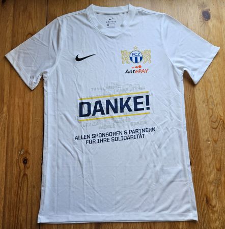 FC Zürich Trikot DANKE Nike Grösse M FCZ Züri