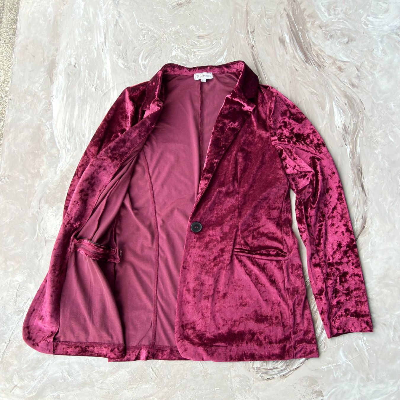 Jacken: Blazer en velours bordeaux – Gebraucht aus Thônex von BrYu 4