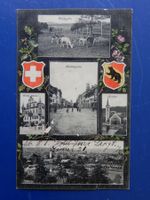 1910, Langenthal, Photokarte mit 5 Ansichten Weltpostverein