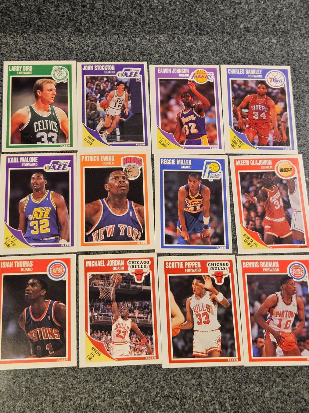 Nba Carte collezionabili: 1989 Fleer Basketball / Full Set mit Michael Jordan / NBA – Usato da Oberdorf BL venduto da BaldenEagle 2