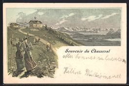 Litho Chasseral, Gasthaus mit Nebengeb