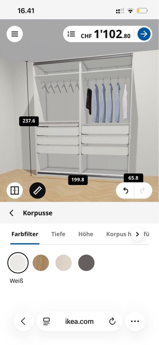 Armadi: Ikea Pax wardrobe (disassembled) – Nuovo (secondo la descrizione) da Zürich venduto da Helmutkeller 2