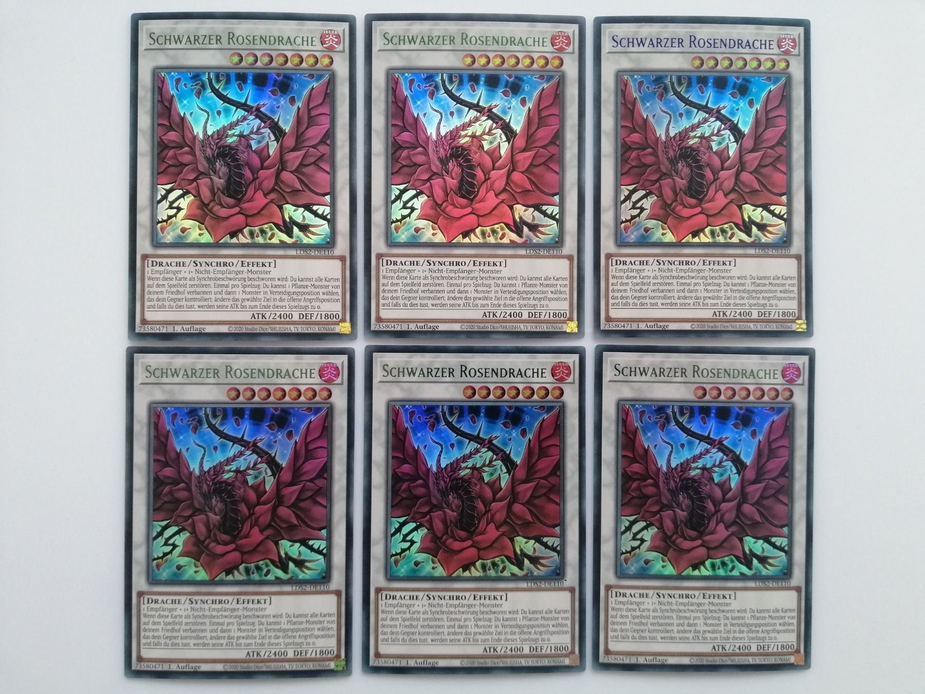 Yugioh Carte collezionabili: Schwarzer Rosendrache UR Mint 1.Auflage – Nuovo (secondo la descrizione) da Boswil venduto da ShoppingCenterCity 9
