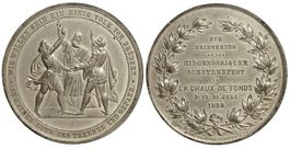 La Chaux-de-Fonds, Medaille 1863, Schützenfest