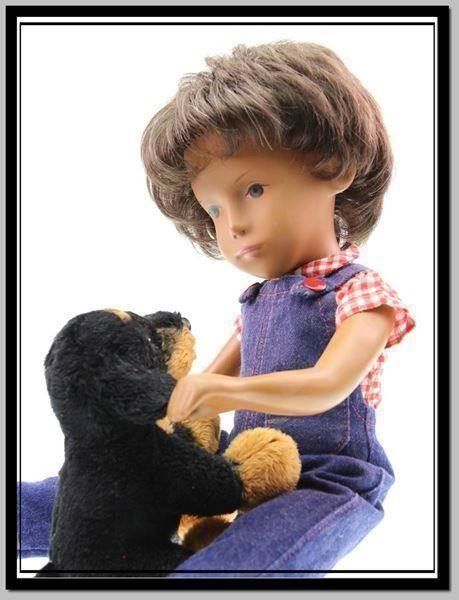 Bambole: Sasha Puppe mit echten braunen Haaren – Usato da Schmitten FR venduto da Rimonimus 1