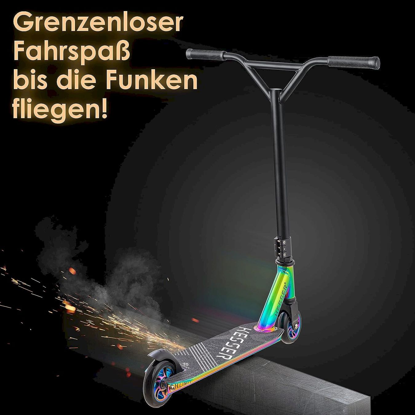 Giocattoli: KESSER Stunt Scooter rainbow – Nuovo e nell'imballaggio originale da Bottighofen venduto da zaap 3