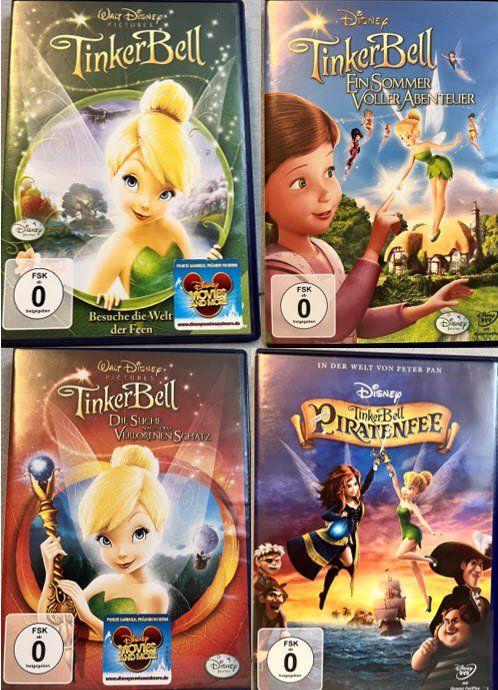 Tous les DVDs: 4 Disney TinkerBell Filme – D'occasion à Bühl BE par psos