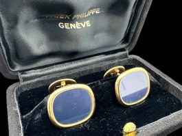 Patek Philippe Ellipse Manschettenknöpfe 18k Gelbgold *S2107