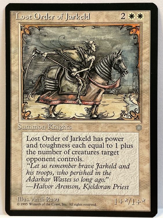 MtG x1 General Jarkeld Ice Age - Magic the Gathering Card