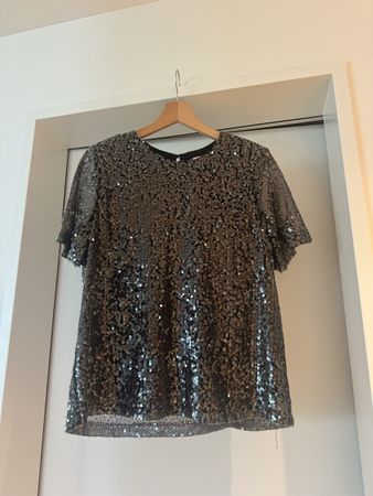 Damen Pailletten-Top von ICHI S