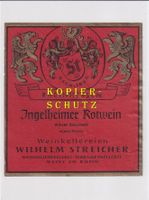Etikette - Jngelheimer Rotwein /bd