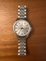 Armbanduhr Swiss Military by Chrono Edelstahl silber