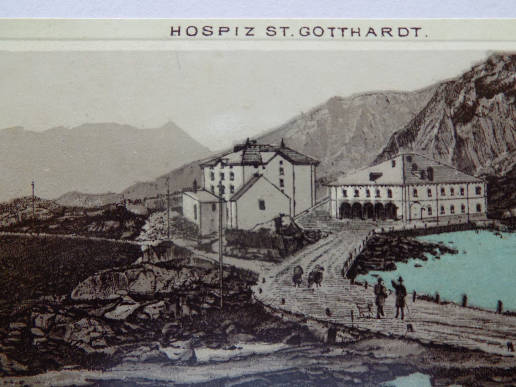 Gravures: Hospiz St. Gotthard – D'occasion à Risch par Antikfee 6